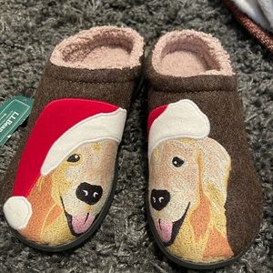 women’s size 6 ll bean christmas slippers